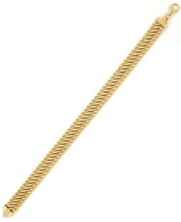 Foto 3 - Armband im Fantasie Achter Muster 18,5cm Länge 585 Gold, K2740