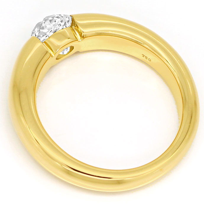 Foto 3 - Toller Diamant 1,31ct in Gelbgold-Spannring, massiv 18K, R9730
