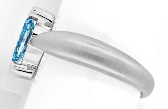 Foto 3 - Ring 0,71ct Blue Diamond Blauer Diamant, Treated, S1302